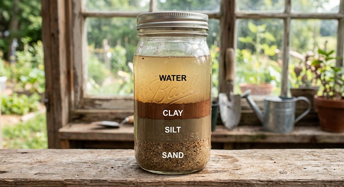 The Jar Test — Find Out Your Soil Type at Home